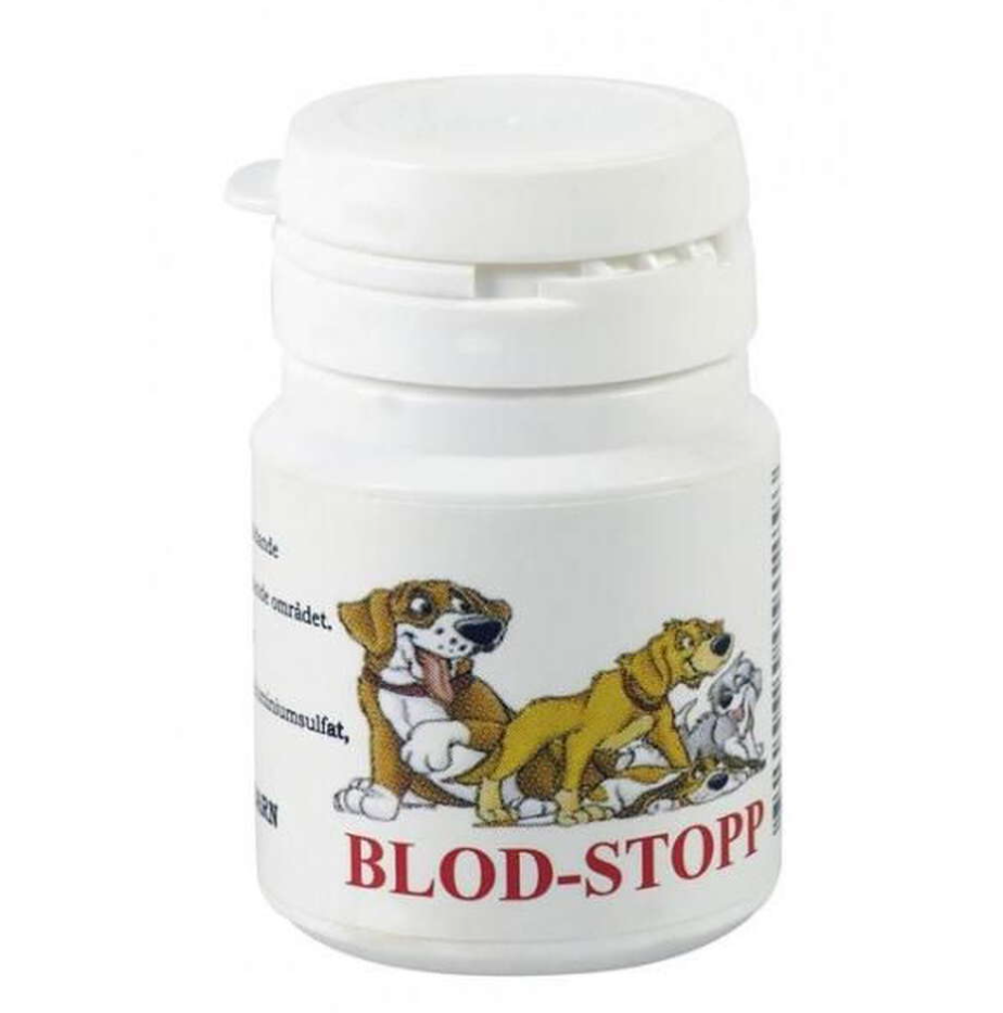 Blodstopp pulver för kloklippning